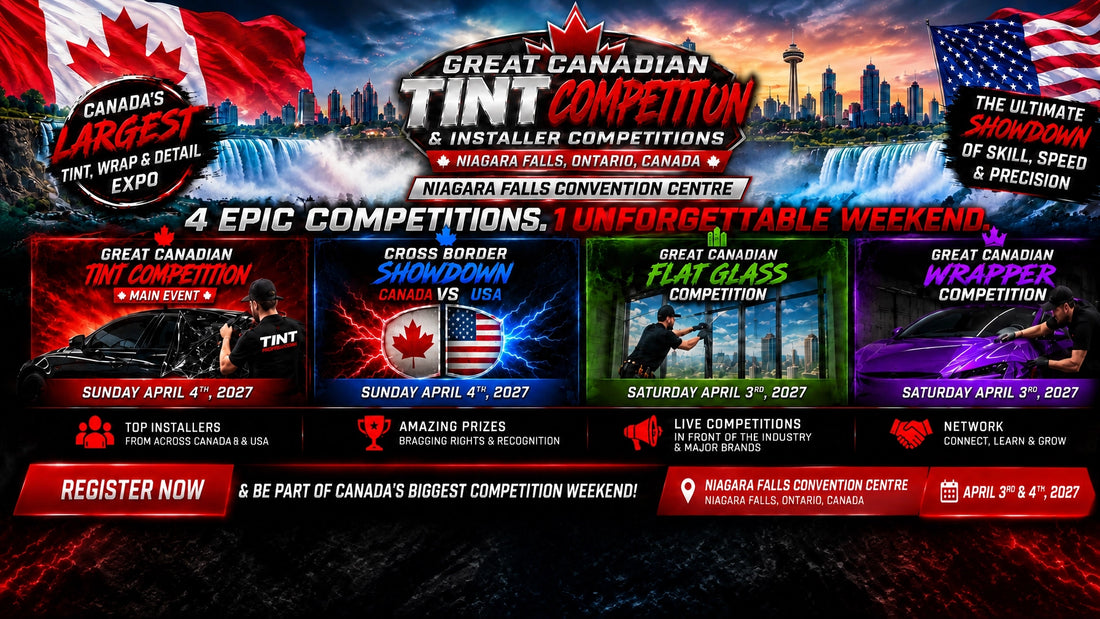Canadian Tint Expo and Competition 2027 hero banner