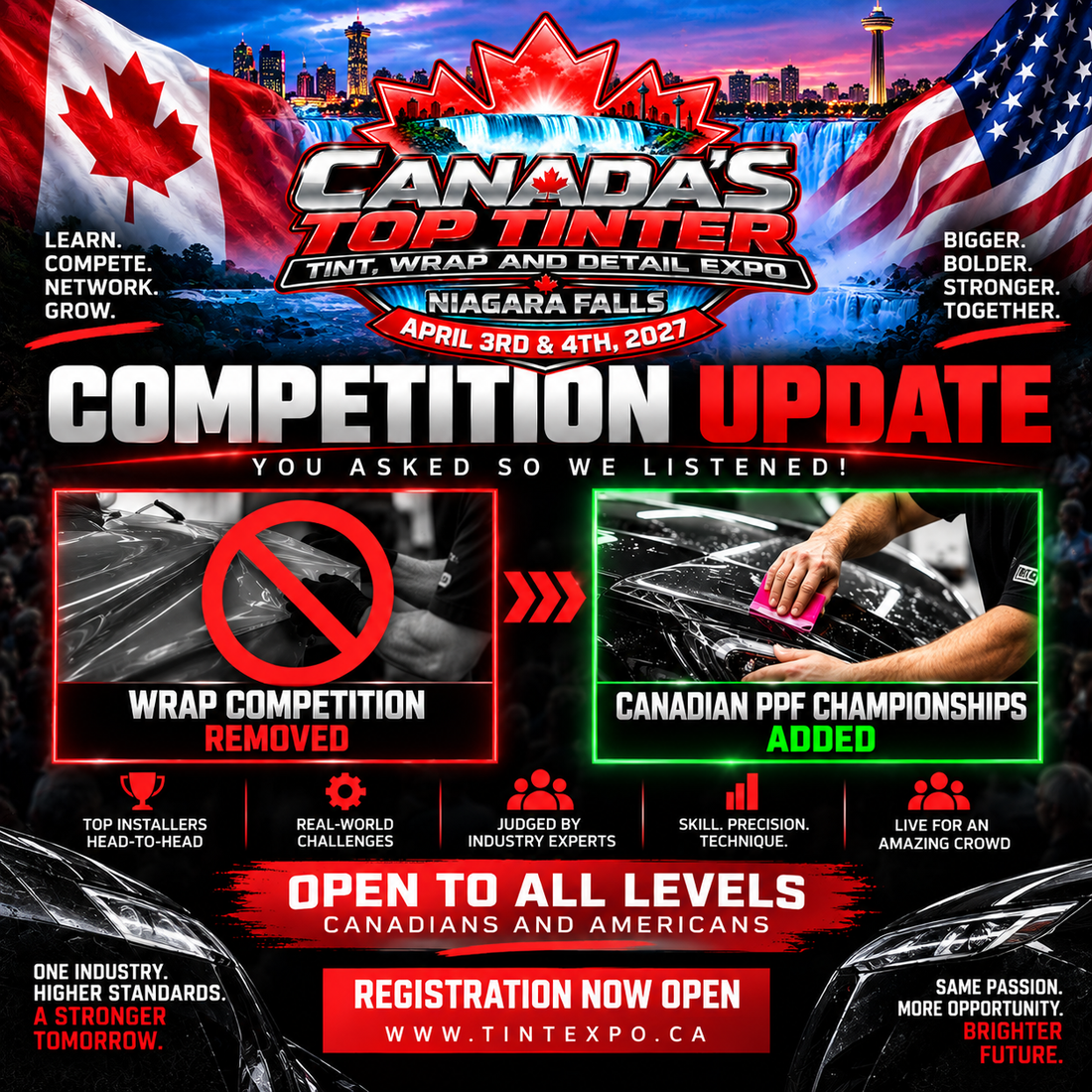 Canadian Tint Expo Announces New PPF Competition for 2027