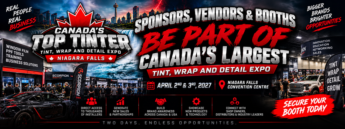 Sponsors and vendors at Canada's Top Tinter Expo
